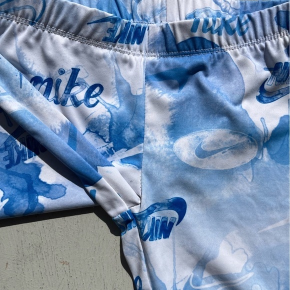 Girl's Nike Pants Multicolor Gradient Logo S Active Stretch Light Breath Gym Run - Picture 5 of 9